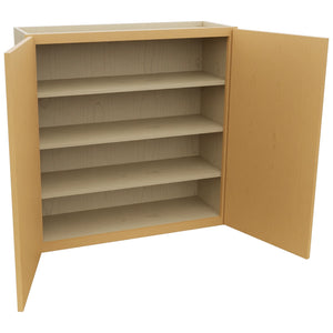 Fabuwood Luna Timber W3636 Wall Standard Cabinet, Open View