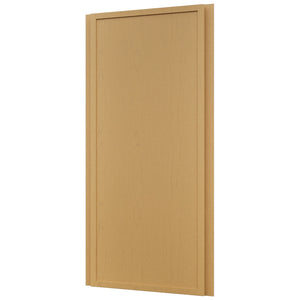 Fabuwood Luna Timber WAE1236 Wall Angle End Cabinet, Front View