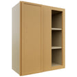 Fabuwood Luna Timber WBC2430 Wall Corner Blind Cabinet, Front View