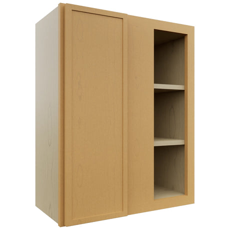 Fabuwood Luna Timber WBC2430 Wall Corner Blind Cabinet, Front View