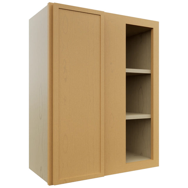 Fabuwood Luna Timber WBC2430 Wall Corner Blind Cabinet, Front View