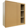 Fabuwood Luna Timber WBC3030 Wall Corner Blind Cabinet, Front View