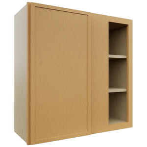 Fabuwood Luna Timber WBC3030 Wall Corner Blind Cabinet, Front View