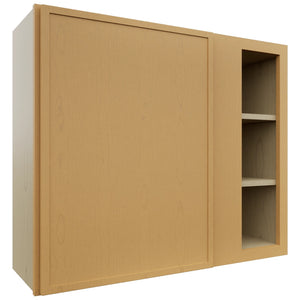 Fabuwood Luna Timber WBC3630 Wall Corner Blind Cabinet, Front View