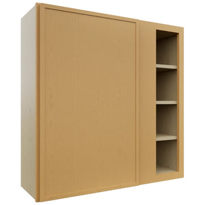 Fabuwood Luna Timber WBC3636 Wall Corner Blind Cabinet, Front View