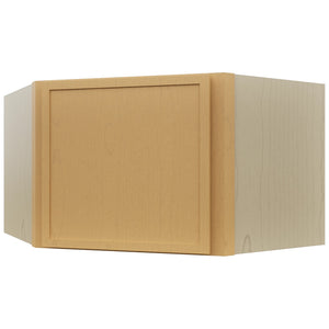 Fabuwood Luna Timber WDC2415 Wall Corner Diagonal Cabinet, Front View