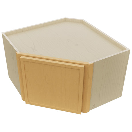 Fabuwood Luna Timber WDC2415 Wall Corner Diagonal Cabinet, Top View