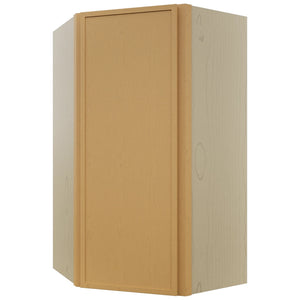 Fabuwood Luna Timber WDC2442 Wall Corner Diagonal Cabinet, Front View