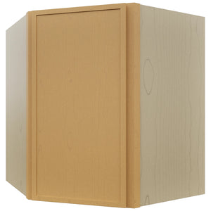 Fabuwood Luna Timber WDC2730 Wall Corner Diagonal Cabinet, Front View
