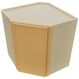 Fabuwood Luna Timber WDC2730 Wall Corner Diagonal Cabinet, Top View