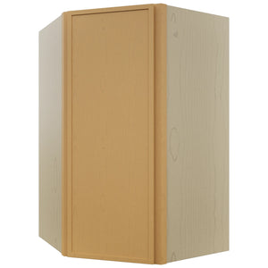 Fabuwood Luna Timber WDC2742 Wall Corner Diagonal Cabinet, Front View