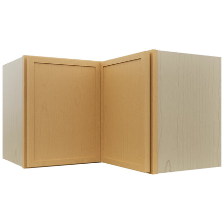 Fabuwood Luna Timber WPC2415 Wall Corner Pie Cabinet, Front View