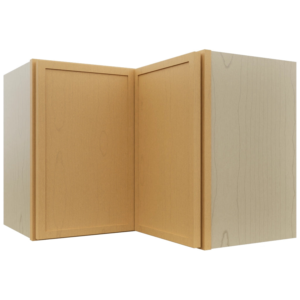 Fabuwood Luna Timber WPC2418 Wall Corner Pie Cabinet, Front View