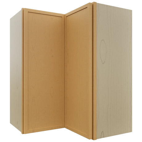 Fabuwood Luna Timber WPC2430 Wall Corner Pie Cabinet, Front View
