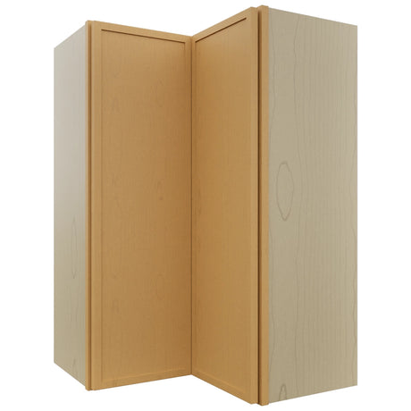 Fabuwood Luna Timber WPC2436 Wall Corner Pie Cabinet, Front View