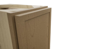 Fabuwood Luna Truffle B09FD-12D Base Full Door Cabinet, Detail View