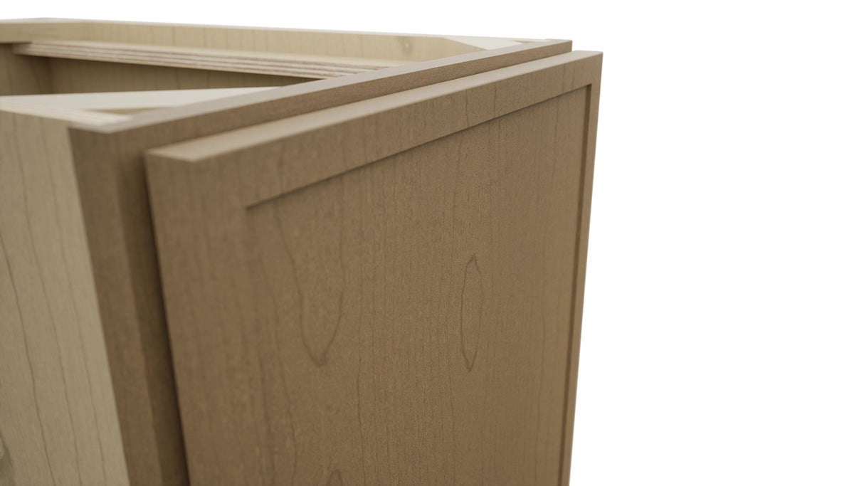 Fabuwood Luna Truffle B15FD Base Full Door Cabinet, Detail View