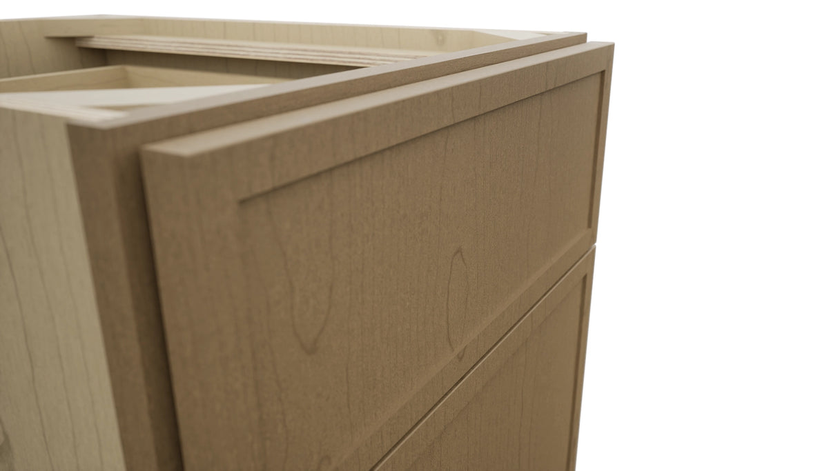 Fabuwood Luna Truffle B18 Base Standard Cabinet, Detail View
