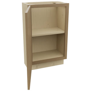 Fabuwood Luna Truffle B21FD-12D Base Full Door Cabinet, Open View