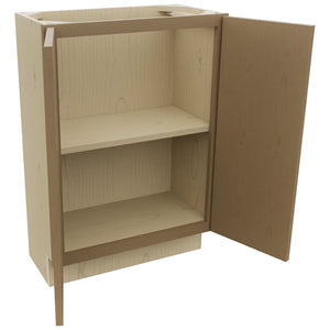 Fabuwood Luna Truffle B24FD-12D Base Full Door Cabinet, Open View