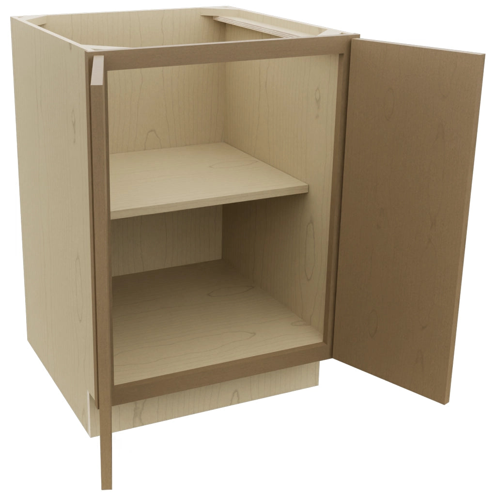 Fabuwood Luna Truffle B24FD Base Full Door Cabinet, Open View