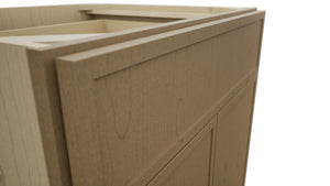 Fabuwood Luna Truffle B27 Base Standard Cabinet, Detail View
