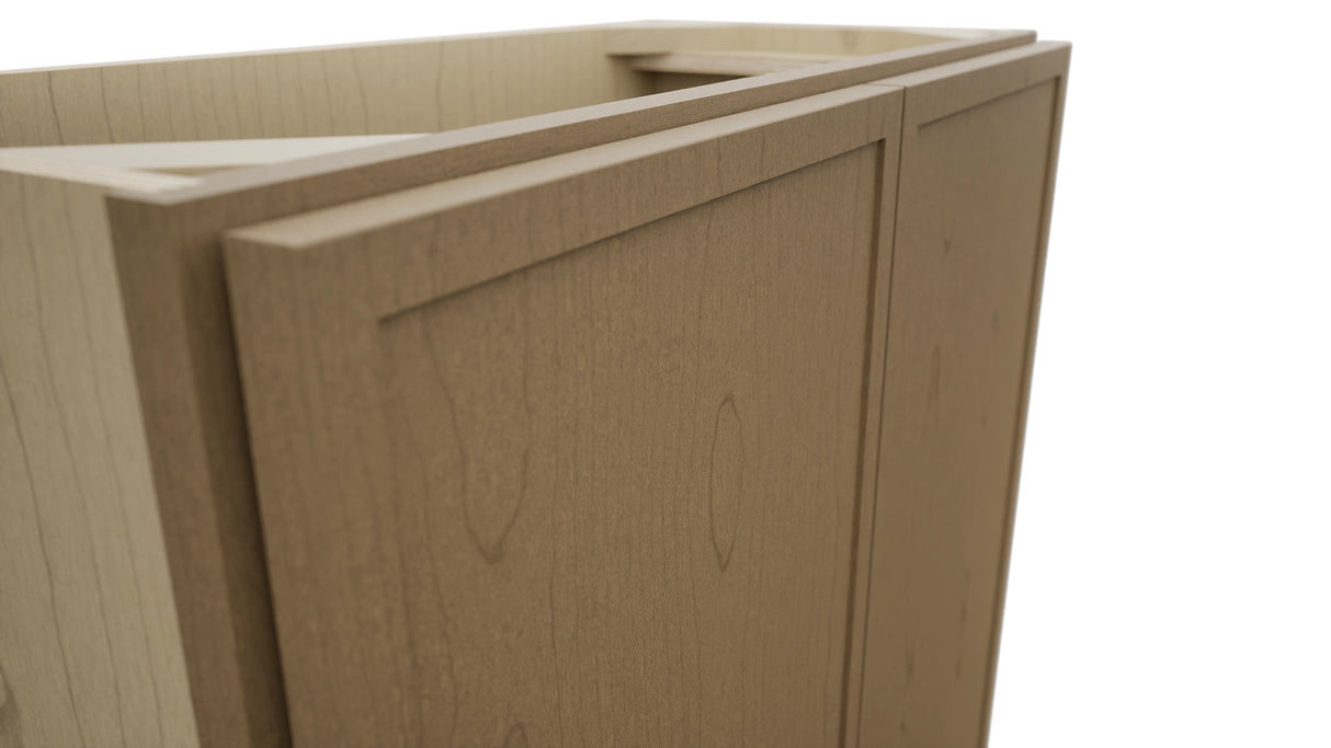 Fabuwood Luna Truffle B27FD-12D Base Full Door Cabinet, Detail View