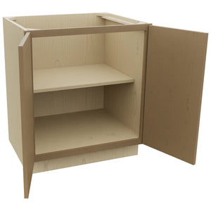 Fabuwood Luna Truffle B30FD Base Full Door Cabinet, Open View