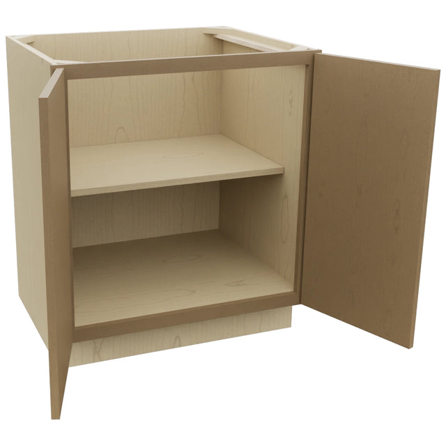 Fabuwood Luna Truffle B30FD Base Full Door Cabinet, Open View