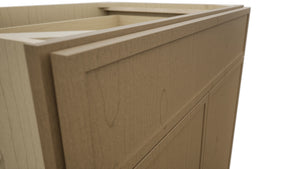 Fabuwood Luna Truffle B33SDF Base Standard Cabinet, Detail View