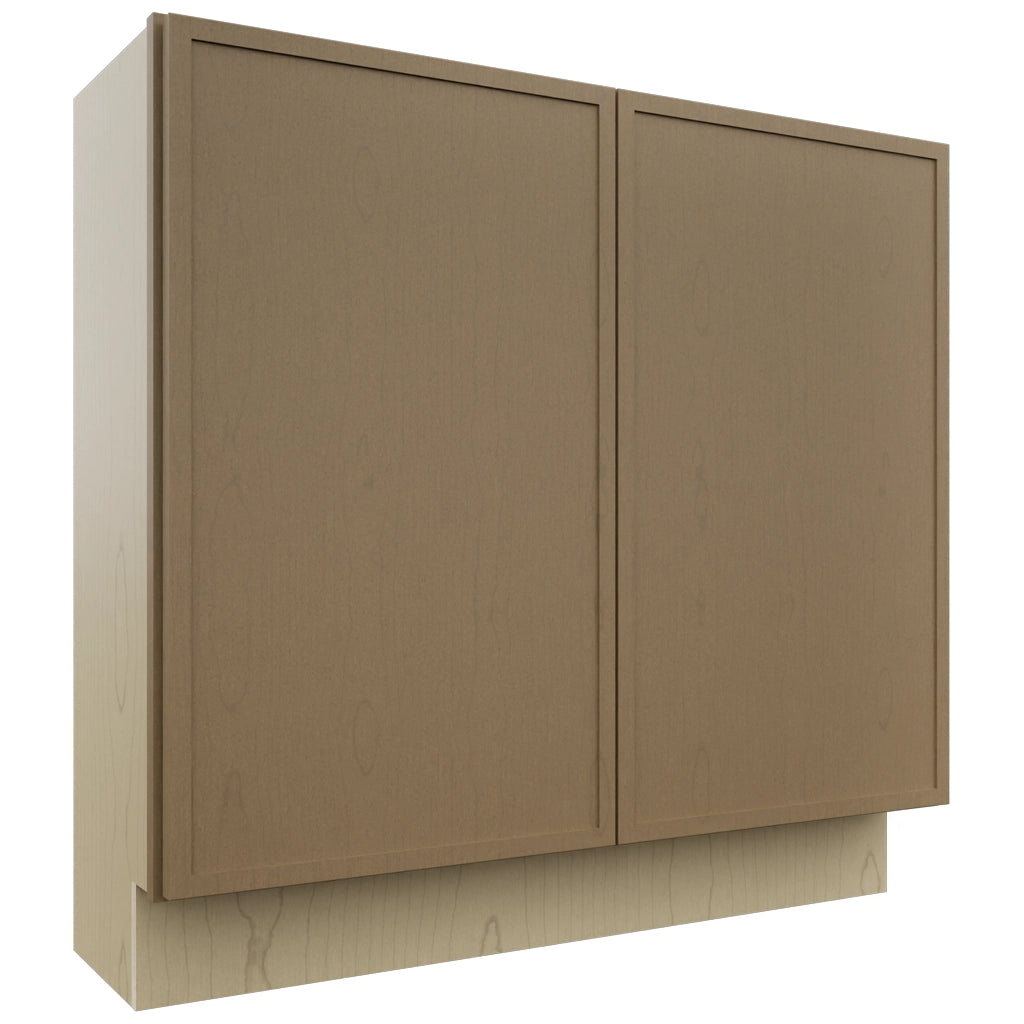 Fabuwood Luna Truffle B36FD-12D Base Full Door Cabinet, Front View