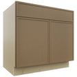 Fabuwood Luna Truffle B36SDF Base Standard Cabinet, Front View