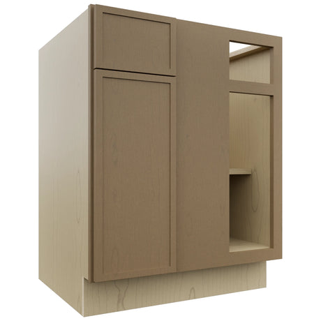 Fabuwood Luna Truffle BLB36/39 Base Corner Blind Cabinet, Front View
