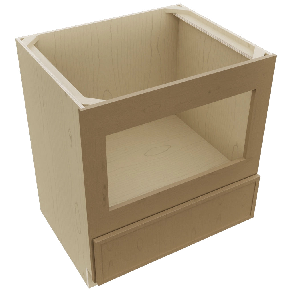 Fabuwood Luna Truffle BMC30 Base Microwave Cabinet, Top View