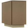 Fabuwood Luna Truffle BRA24 Base Return Angle Cabinet, Front View