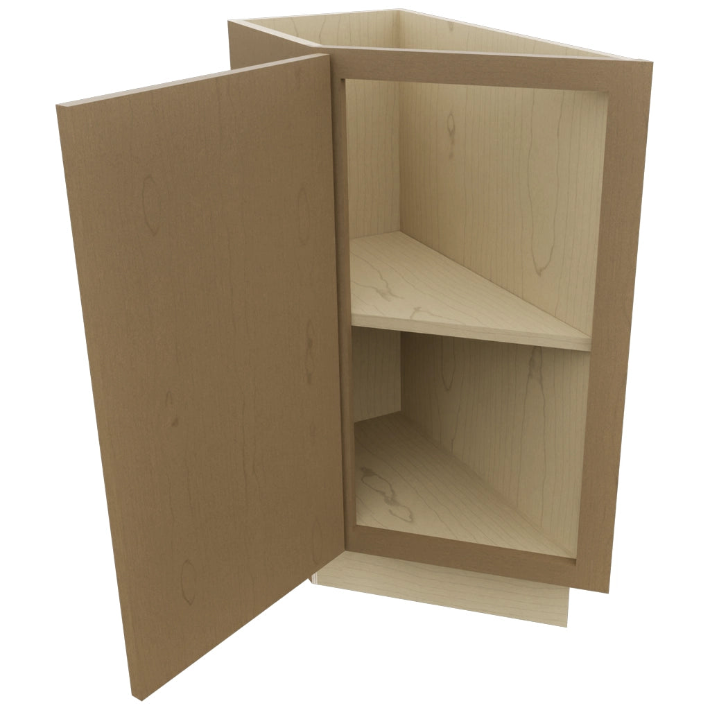 Fabuwood Luna Truffle BTL12 Base Transitional Cabinet, Open View