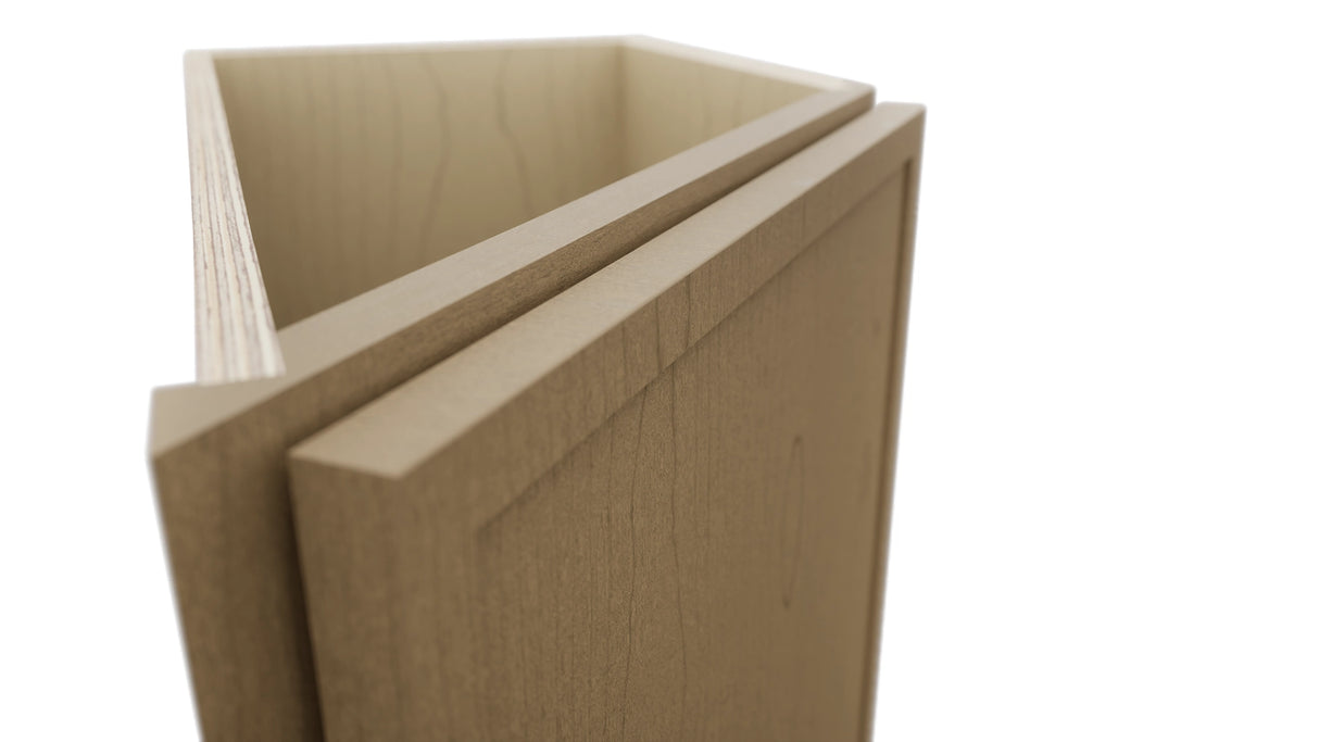 Fabuwood Luna Truffle BTR12 Base Transitional Cabinet, Detail View