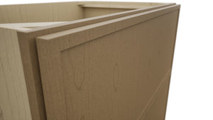 Fabuwood Luna Truffle DB36-2 Base 2 Drawers Cabinet, Detail View