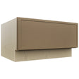 Fabuwood Luna Truffle DBS30 Base Bench Seat Cabinet, Front View