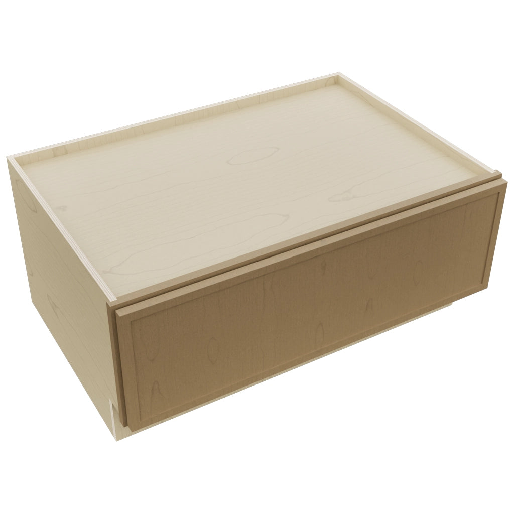 Fabuwood Luna Truffle DBS36 Base Bench Seat Cabinet, Top View