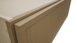 Fabuwood Luna Truffle DBS36 Base Bench Seat Cabinet, Detail View
