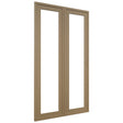 Fabuwood Luna Truffle DS DFG2442 Wall Prepped Door, Front View