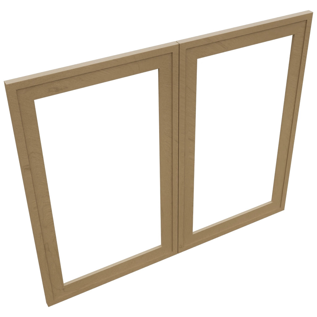 Fabuwood Luna Truffle DS DFG3630 Wall Prepped Door, Top View