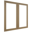 Fabuwood Luna Truffle DS DFG3636 Wall Prepped Door, Front View