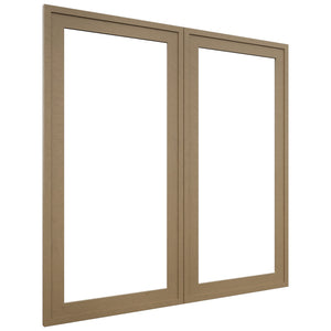 Fabuwood Luna Truffle DS DFG3636 Wall Prepped Door, Front View
