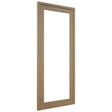 Fabuwood Luna Truffle DS DFGD2436 Wall Prepped Door, Front View