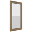 Fabuwood Luna Truffle DS GDW1530 Wall Glass Door, Front View