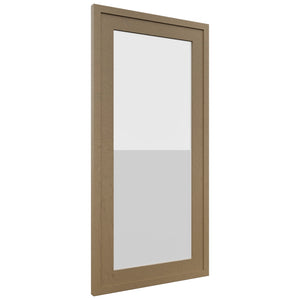 Fabuwood Luna Truffle DS GDW1530 Wall Glass Door, Front View