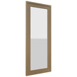 Fabuwood Luna Truffle DS GDW1536 Wall Glass Door, Front View