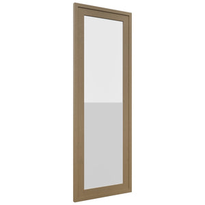 Fabuwood Luna Truffle DS GDW1542 Wall Glass Door, Front View